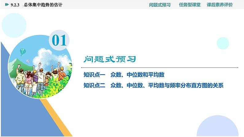 第9章　9.2　9.2.3　总体集中趋势的估计第3页