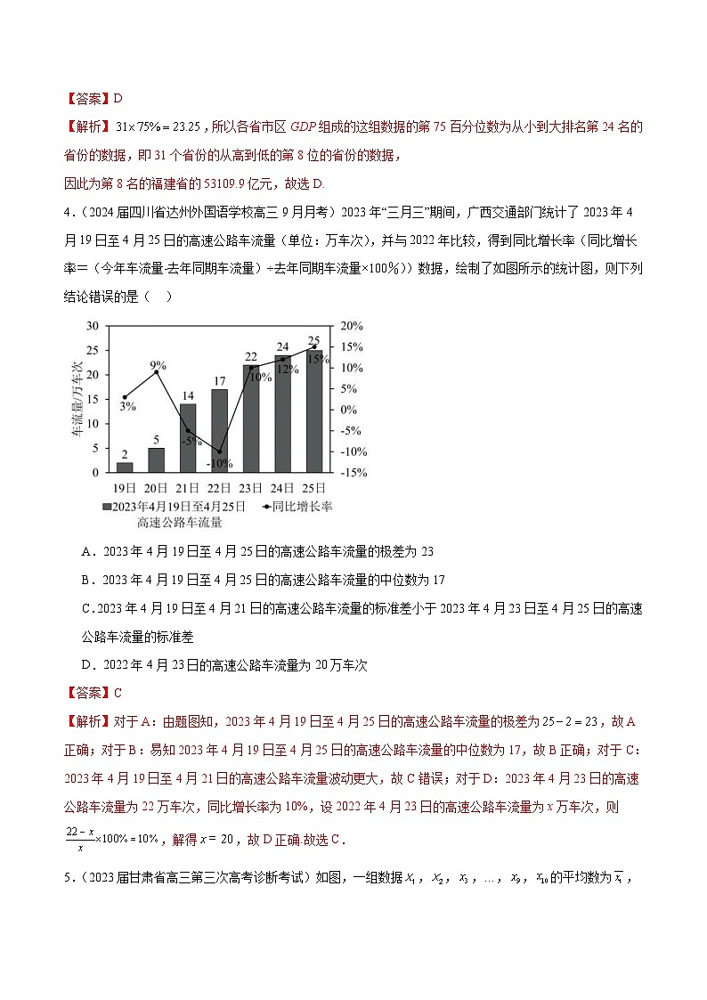 新高考数学二轮复习专题培优练习专题26 统计图表的应用（2份打包，原卷版+解析版）03