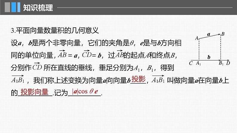 新高考数学一轮复习课件 第5章　§5.3　平面向量的数量积（含详解）06