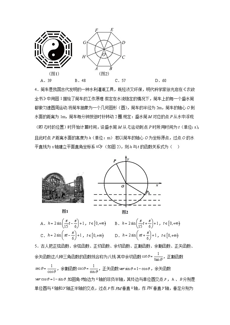 高中数学压轴题小题专项训练专题21三角函数中的新定义、数学文化问题含解析答案第2页