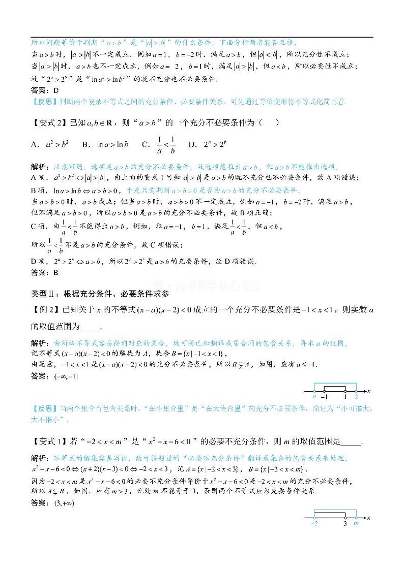 模块2 常用逻辑用语-高考数学第1章 集合与常用逻辑用语专题02