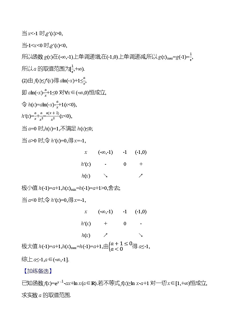 2025届高考数学一轮复习专练19 利用导数研究恒（能）成立问题（Word版附解析）第3页