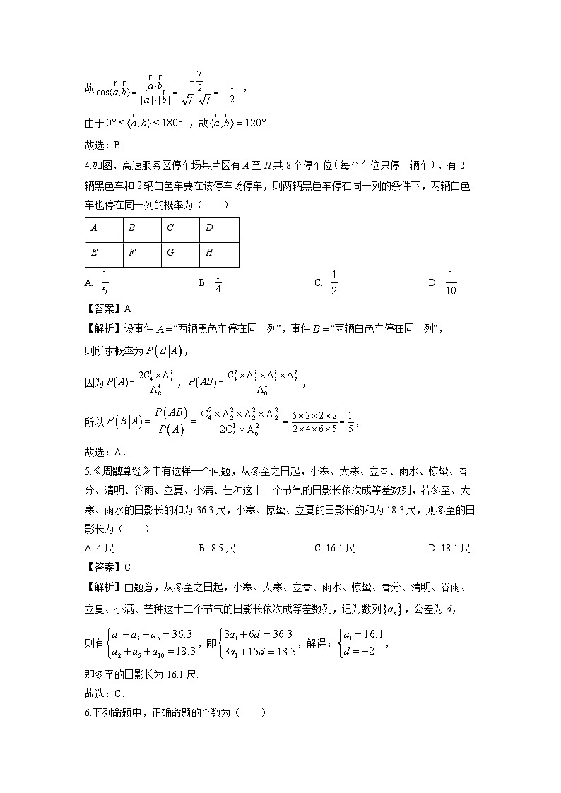 [数学]安徽2024届新高考模拟预测卷(七)(解析版)第2页