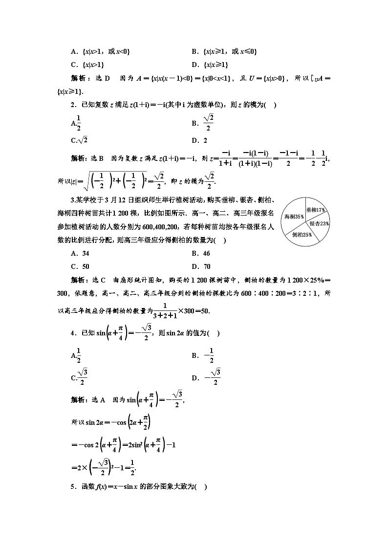 2025高考数学复习“16道小题保分练＋1道大题增分练”天天练(一—十五)【含答案】第2页