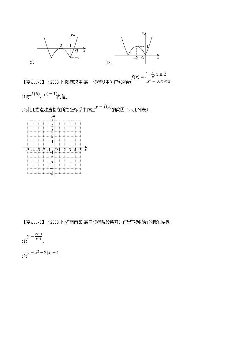 新高考数学二轮复习专题2.4 函数的图象与函数的零点问题【八大题型】（举一反三）（原卷版）第3页