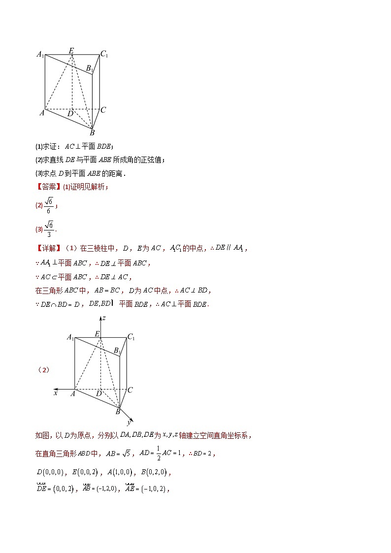 新高考数学二轮复习培优专题训练专题13 运用空间向量研究立体几何问题（2）（解析版）第3页