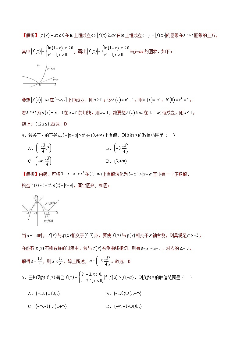 新高考数学一轮复习 函数专项重难点突破专题18 函数背景下的不等式问题（2份打包，原卷版+解析版）02