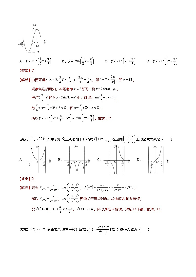 新高考数学二轮复习热点3-2 三角函数的图象与性质（10题型+满分技巧+限时检测）（2份打包，原卷版+解析版）02