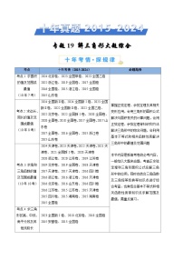 近十年（2015-2024）高考数学真题分项汇编专题19解三角形大题综合（Word版附解析）