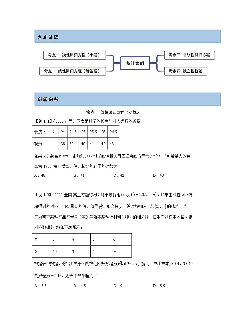 新高考数学一轮复习精讲精练6.3 统计案例（基础版）（2份打包，原卷版+解析版）02