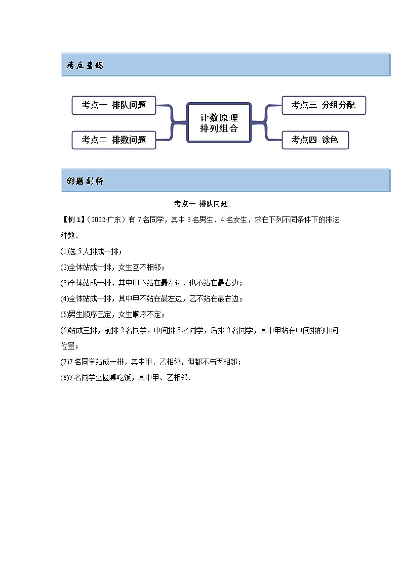 新高考数学一轮复习精讲精练6.4 计数原理及排列组合（基础版）（2份打包，原卷版+解析版）02