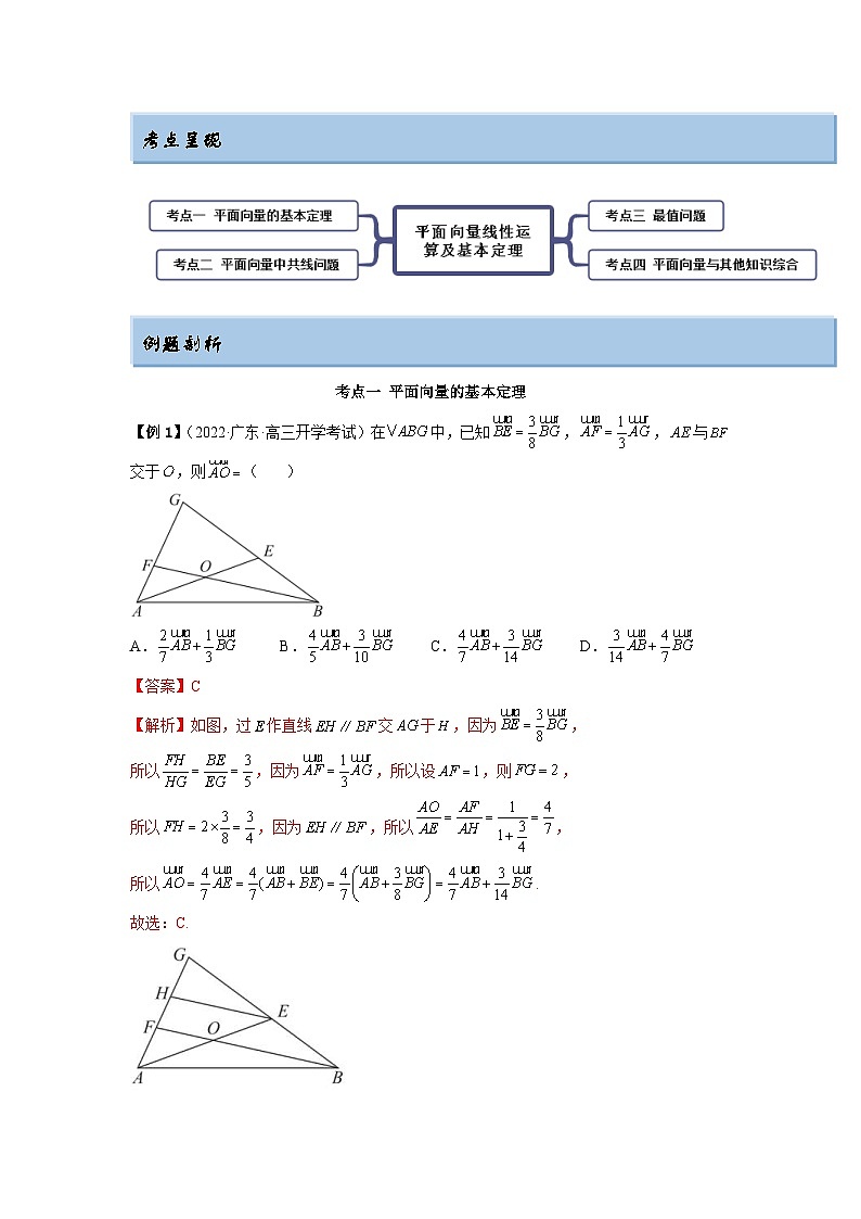 新高考数学一轮复习精讲精练10.1 平面向量的线性运算及基本定理（提升版）（2份打包，原卷版+解析版）02