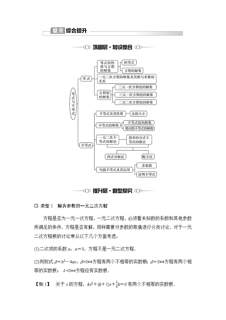 人教B版高中数学必修第一册第2章章末综合提升学案01