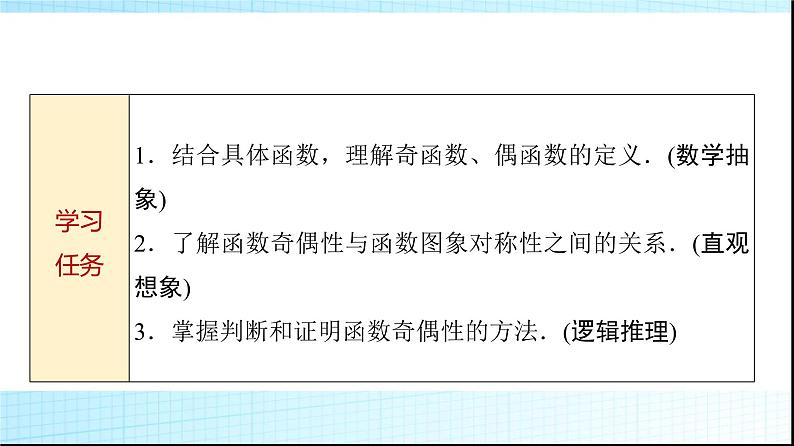 人教B版高中数学必修第一册第3章3-1-3第1课时函数的奇偶性课件02