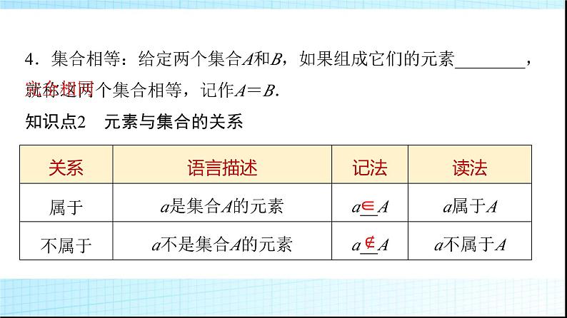 人教B版高中数学必修第一册第1章1-1-1第1课时集合课件第8页