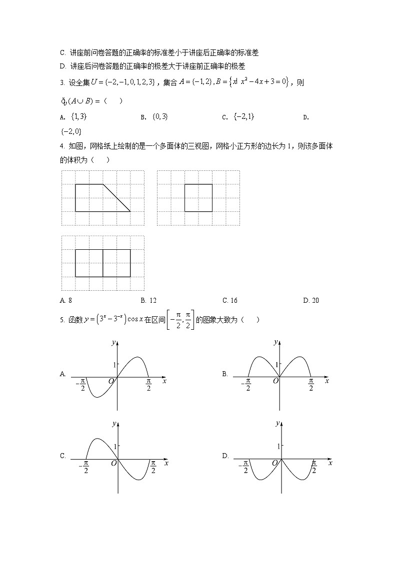 2022年高考全国甲卷数学（理）高考真题（原卷+解析卷）02