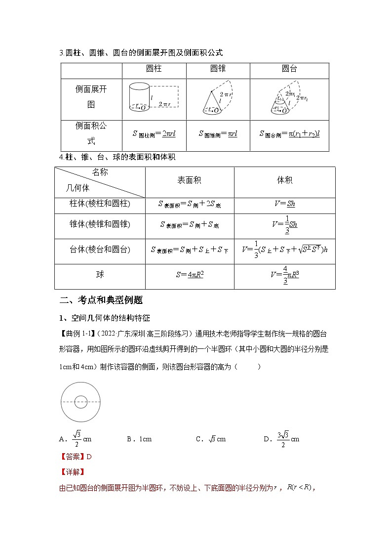 新高考数学一轮复习 讲与练第21讲  空间几何体（解析版）第2页
