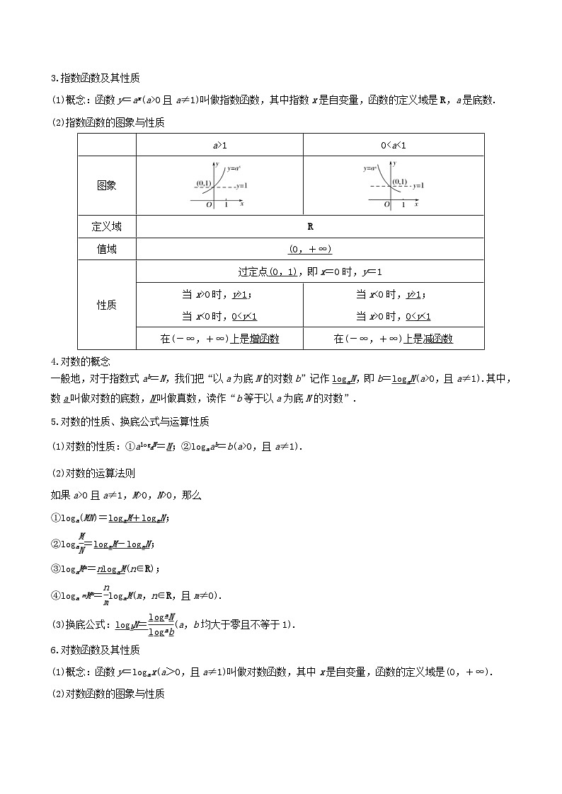 新高考数学一轮复习核心考点讲与练考点04  指对幂函数（2份打包，原卷版+解析版）02