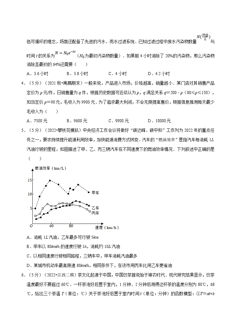 新高考数学一轮复习(举一反三)重难点题型精练专题2.20 函数模型及其应用（2份打包，原卷版+解析版）02