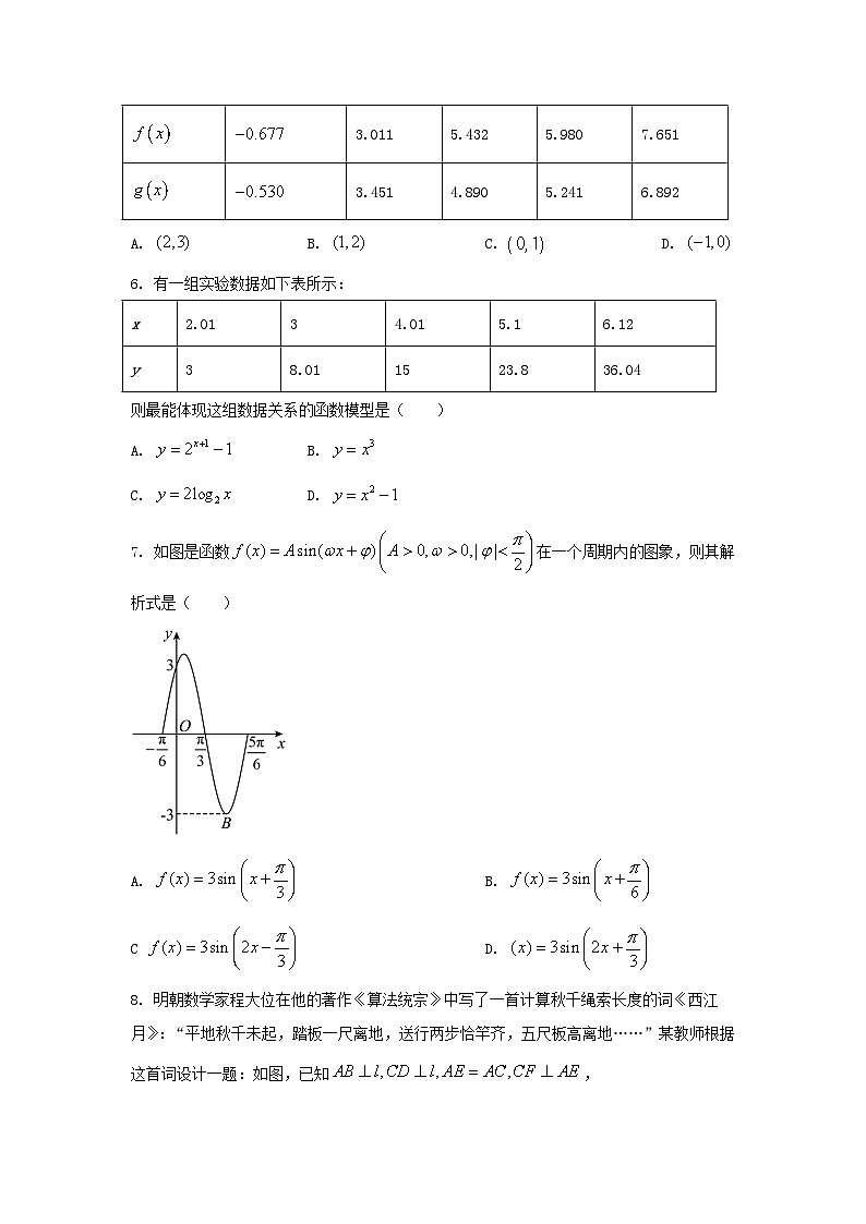 湖南省邵阳市新邵县2021_2022学年高一数学上学期期末质量检测试卷第2页