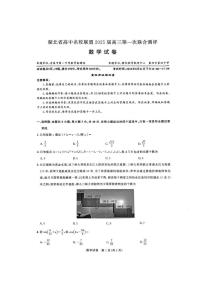湖北省圆创联盟-湖北省高中名校联盟2025届高三第一次联合测评 数学试卷及答案