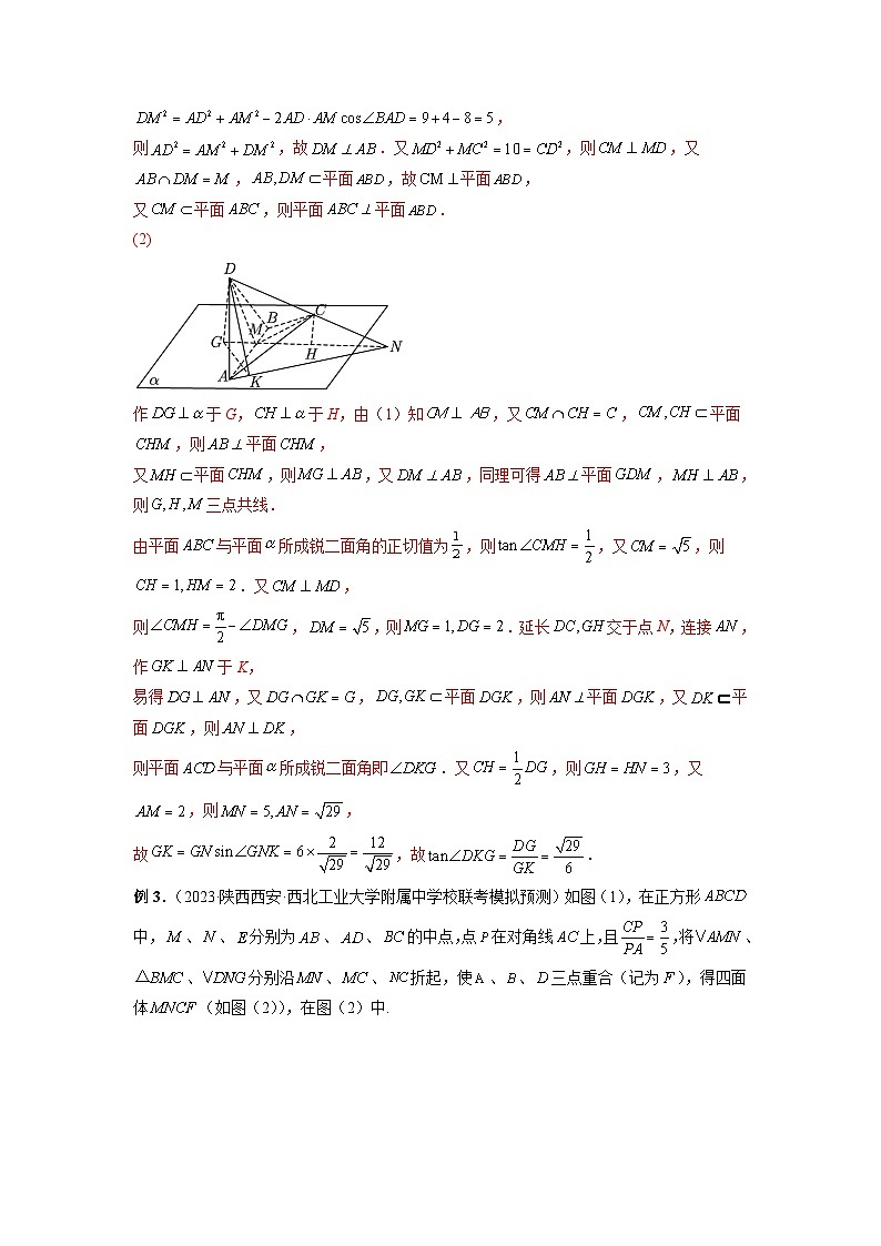 新高考数学二轮复习巩固练习16 立体几何经典题型精练（解析版）第3页
