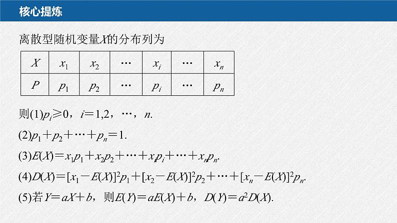 新高考数学二轮复习课件 专题突破 专题5　第2讲　随机变量及其分布第5页