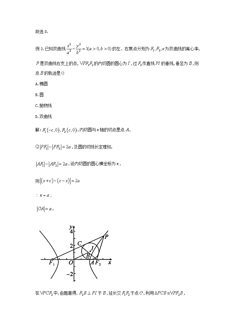 大招17 双曲线焦点三角形内切圆问题第3页