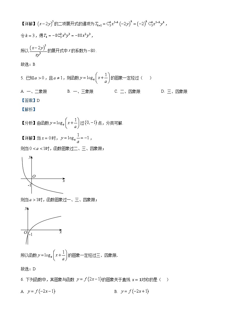 吉林省长春市朝阳区长春吉大附中实验学校2024-2025学年高三上学期开学数学试题（解析版）第3页