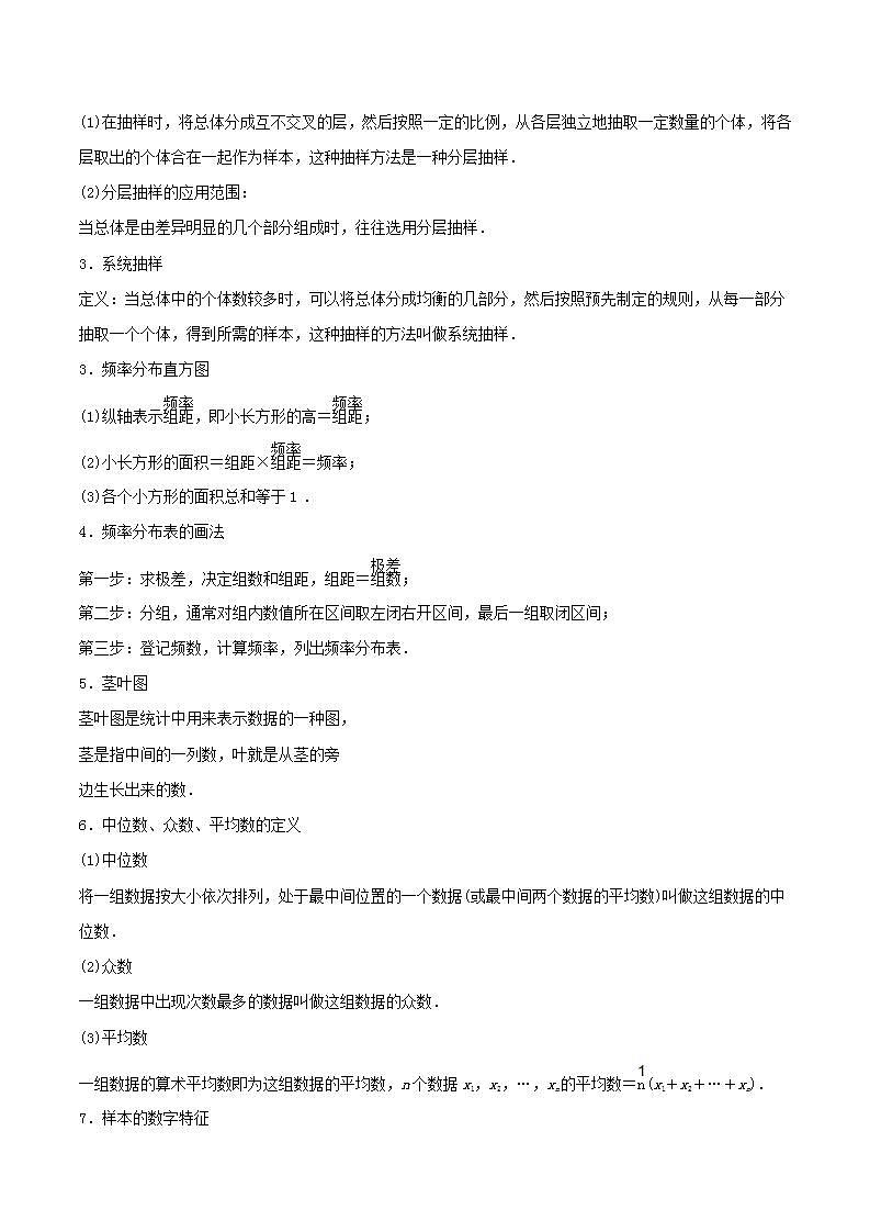 新高考数学一轮复习考点练习考向50 抽样方法与总体分布的估计（含详解）第3页