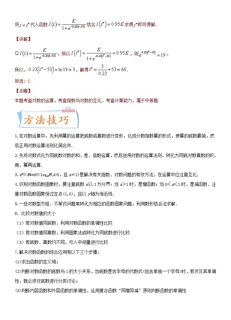 新高考数学一轮复习考点练习考点11  对数与对数函数（含详解）02