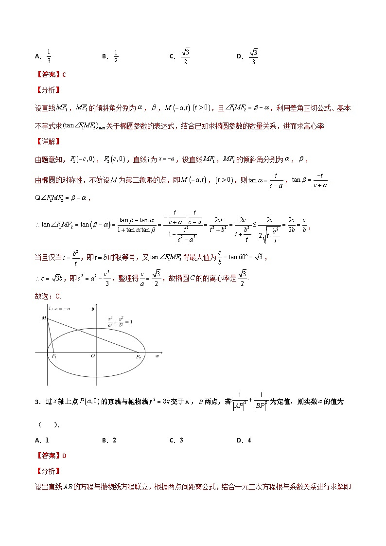新高考数学一轮复习百题刷过关专题25 圆锥曲线压轴小题必刷100题（2份打包，原卷版+解析版）02
