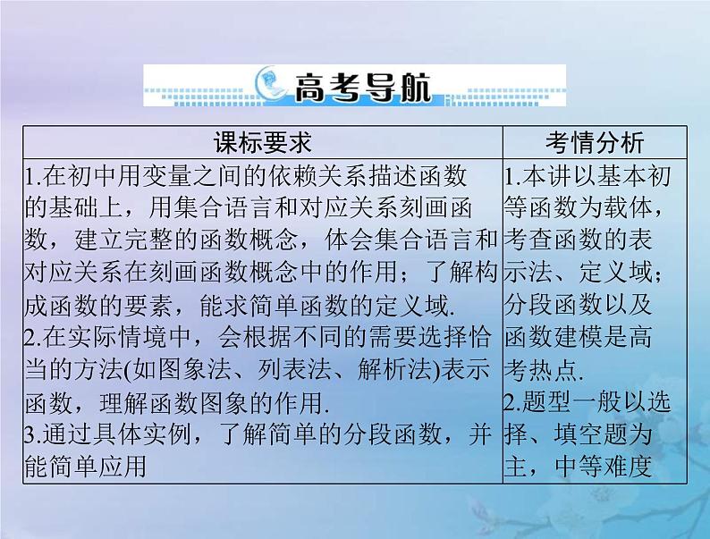 新高考数学一轮复习课件第2章函数导数及其应用第1讲 函数的概念及其表示（含解析）02