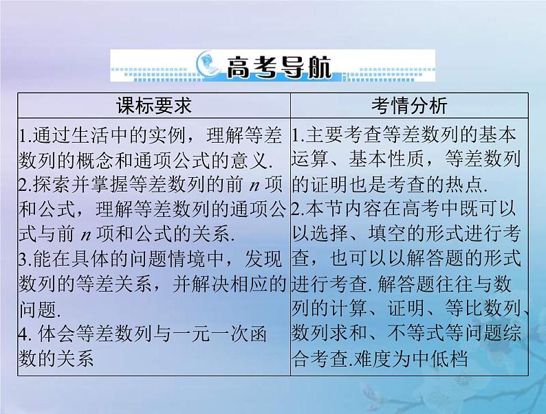 新高考数学一轮复习课件第4章数列第2讲 等差数列及其前n项和（含解析）第2页