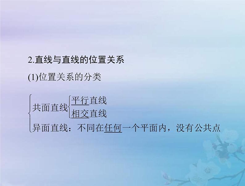 新高考数学一轮复习课件第6章立体几何第3讲 点直线平面之间的位置关系（含解析）04