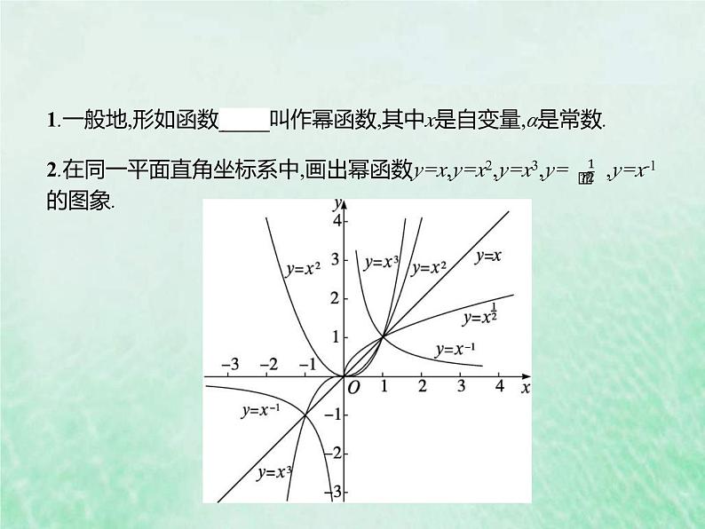 新高考数学一轮复习基础知识综合课件 第5讲 幂函数（含解析）03