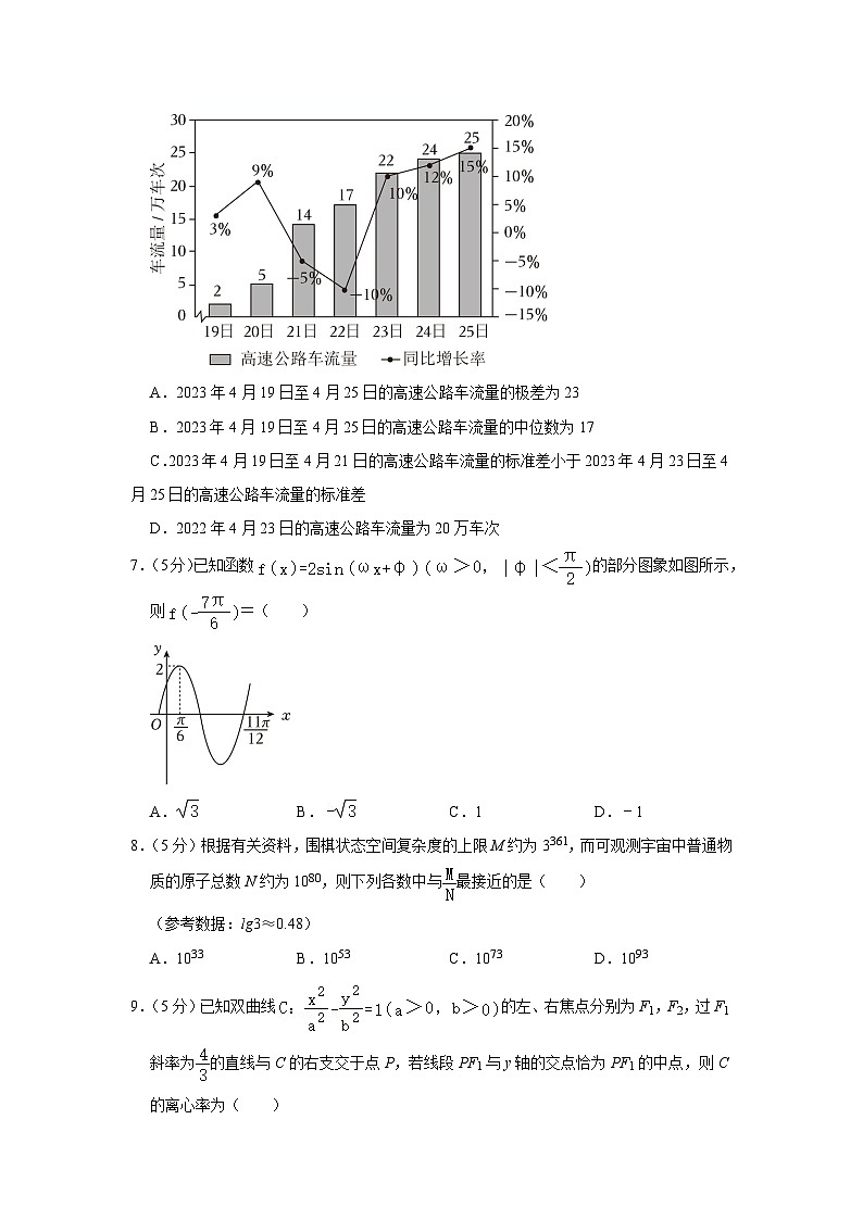 2023-2024学年四川省成都市彭州市高三（上）期中数学试卷（理科）02