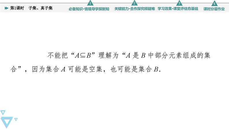 苏教版高中数学必修第一册第1章1.2第1课时子集、真子集【授课课件】第8页