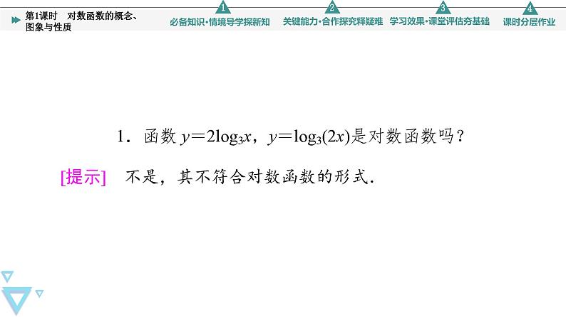 苏教版高中数学必修第一册6.3 第1课时 对数函数的概念、图象与性质【授课课件】第6页