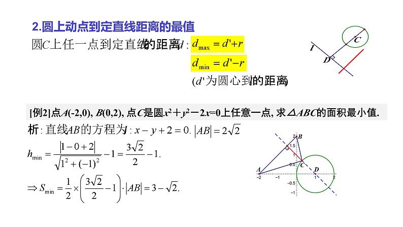 高考数学二轮专题复习—— 与圆有关的最值问题专项课件PPT第3页