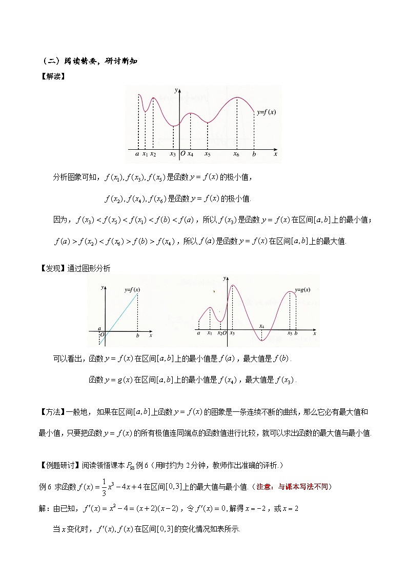 高二数学上学期人教A版（2019）选择性必修第二册5.3.2函数的最大（小）值在实际问题中的应用  教学设计02