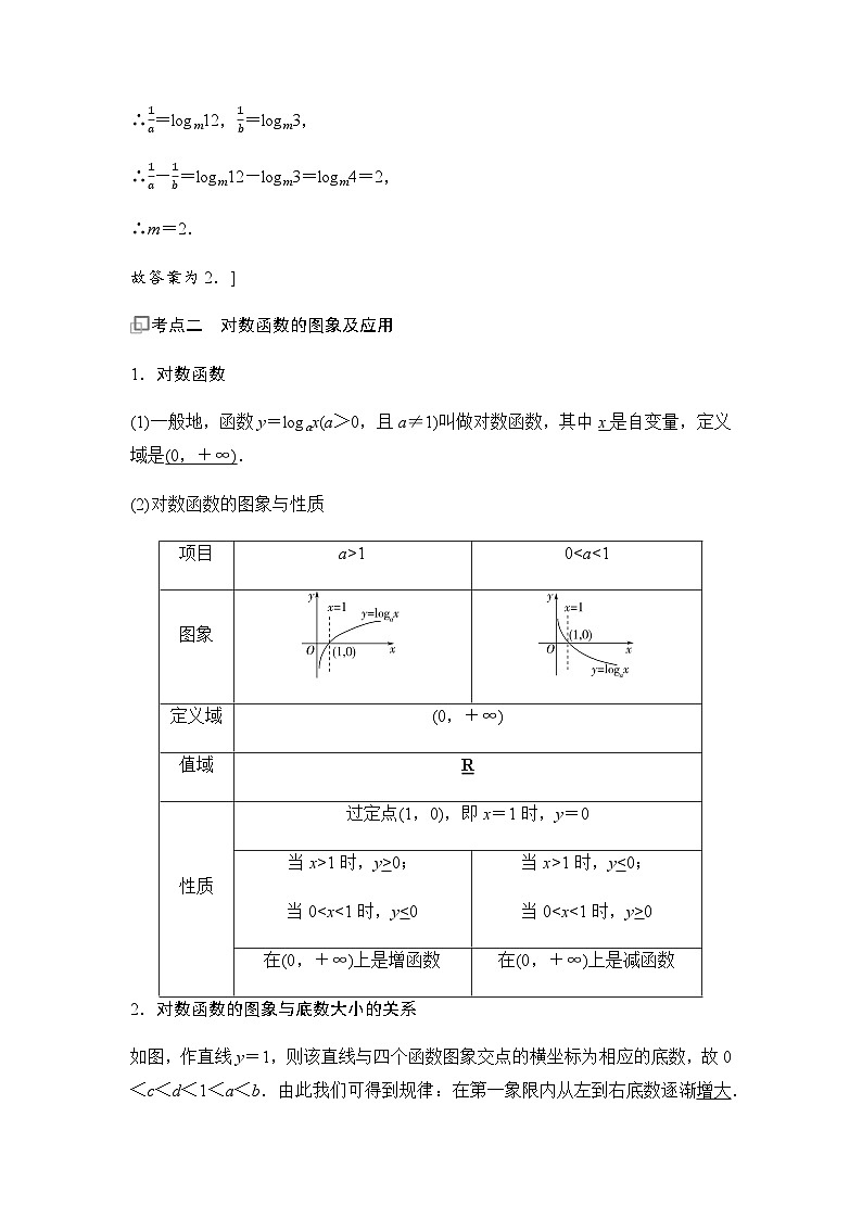 高三数学一轮复习第二章函数第六课时对数与对数函数学案03