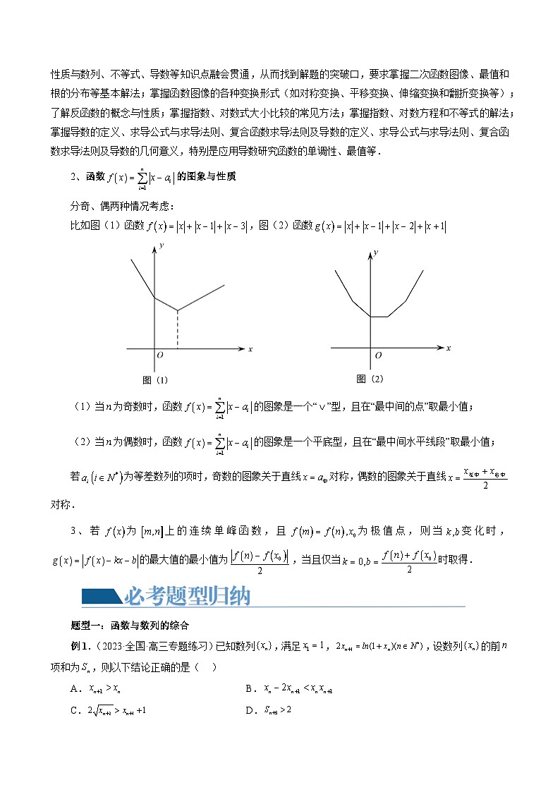 高考数学一轮复习讲练测(新教材新高考)重难点突破02函数的综合应用(原卷版+解析)02