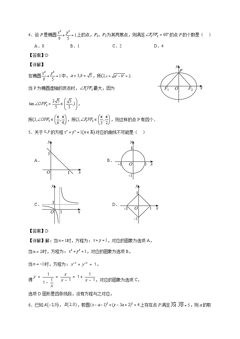 高二暑期学情调研测试数学（参考答案）第2页