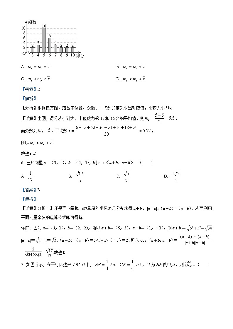 四川省遂宁市遂宁中学2024-2025学年高二上学期开学考试数学试题（Word版附解析）03