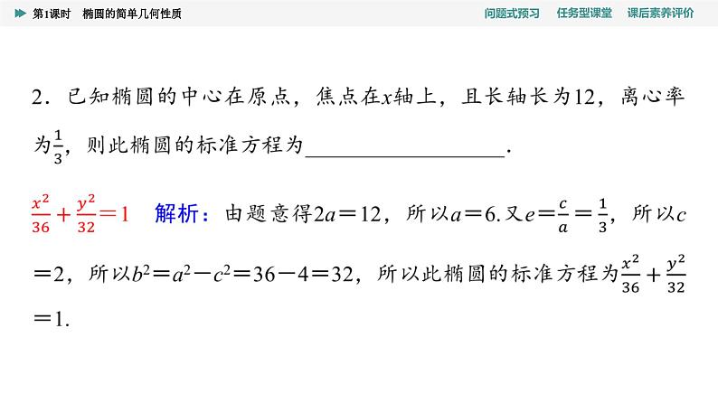 第3章　3.1　3.1.2　第1课时　椭圆的简单几何性质第7页