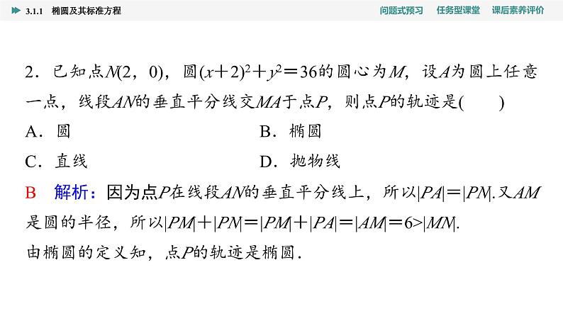 第3章　3.1　3.1.1　椭圆及其标准方程第6页