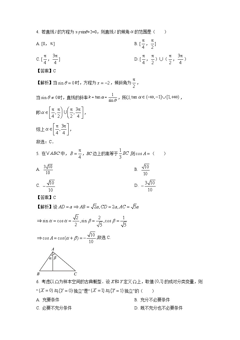 [数学]江苏省南通市部分学校2025届高三上学期8月联合统一调研测试试卷(解析版)第2页