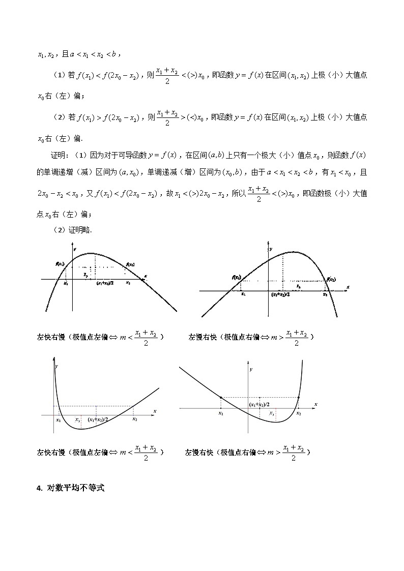 高考数学一轮复习(新教材新高考)第16讲导数中的极值点偏移问题(高阶拓展)专项练习(学生版+解析)第3页