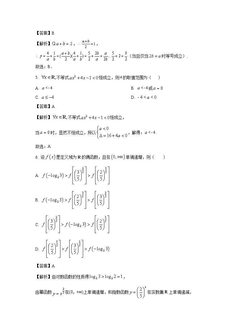 [数学]安徽省合肥市肥东县综合高中2022-2023学年高一上学期开学考试试题(解析版)第2页